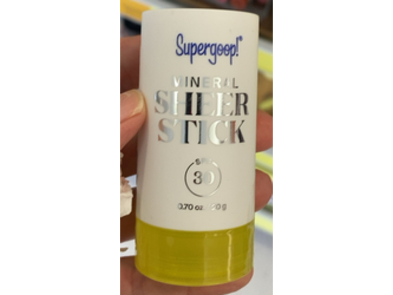 Supergoop! Mineral Sheer Stick, SPF 30, 0.70 oz/20 g