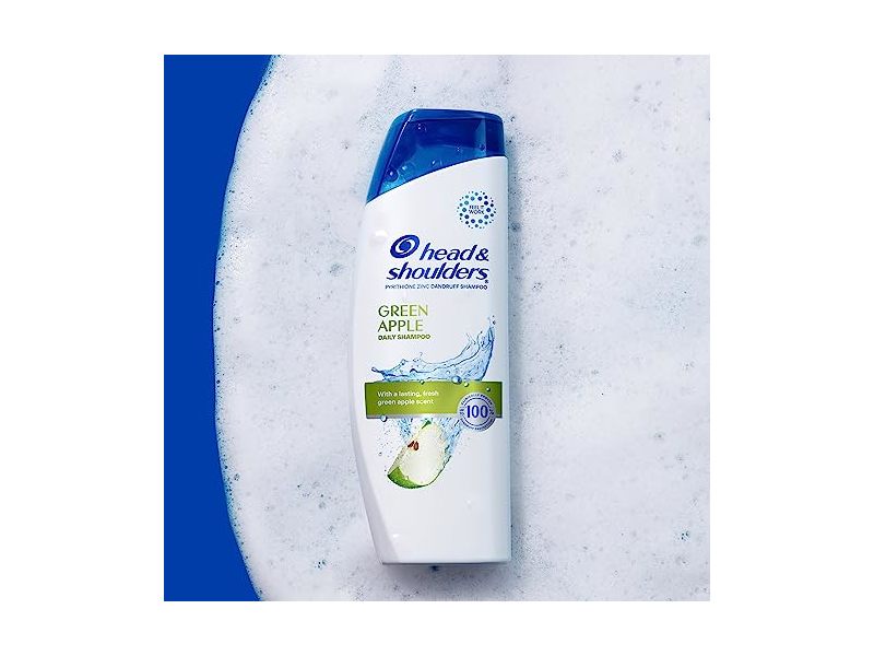 Head & Shoulders Dandruff Shampoo, Green Apple, 12.5 fl oz/370 mL