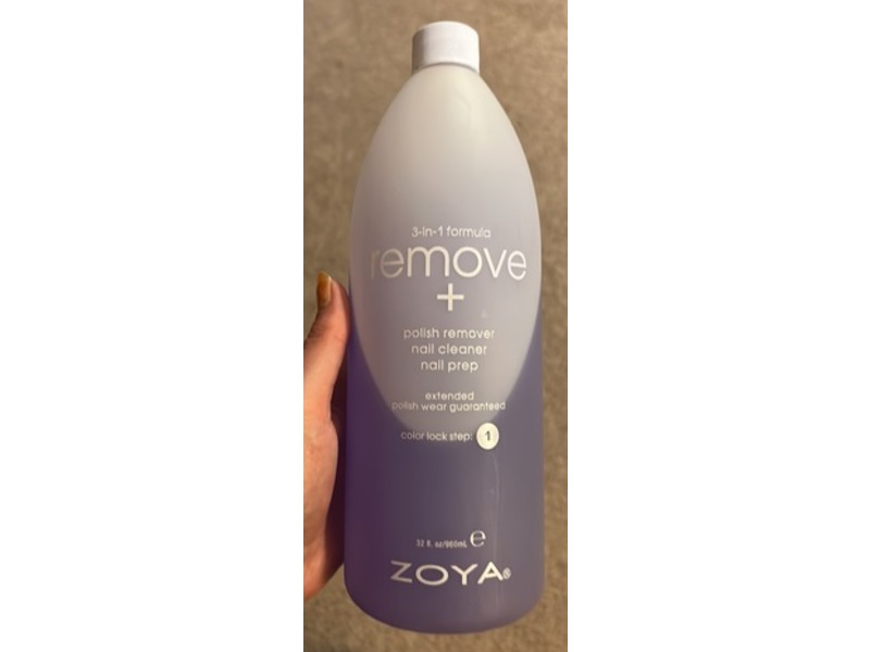 Zoya 3-In-1 Remove Plus Nail Polish Remover, 32 fl oz/960 mL