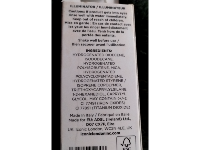 Iconic London Illuminator, Original (Champagne Shimmer), 0.45 fl oz/13.5 mL