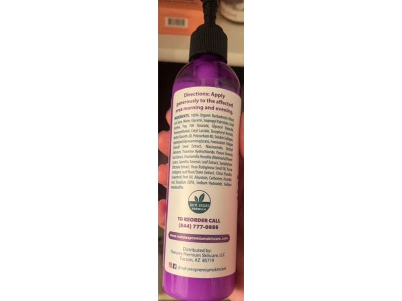 Nature Premium Skin Care Miracle Cream, Aloe Vera, 8 oz/237 mL