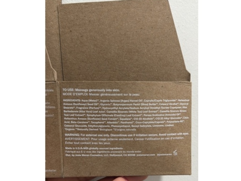 Josie Maran Whipped Argan Oil Body Butter, Vanilla Vibezzz, 6 oz