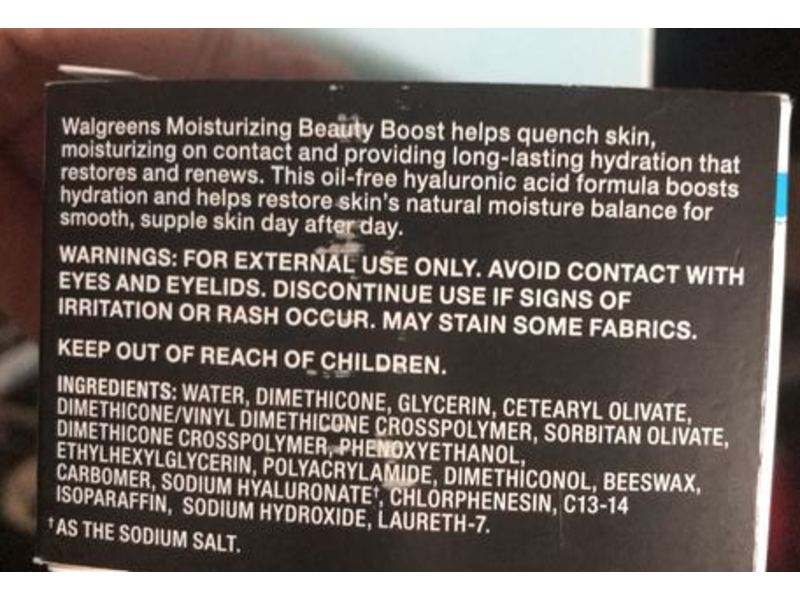 Walgreens Moisturizing Gel-Cream, Fragrance-Free, 1.7 oz/48 g