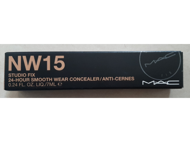 M.A.C Studio Fix 24-Hour Smooth Wear Concealer, Nw15, 0.24 fl oz/7 mL