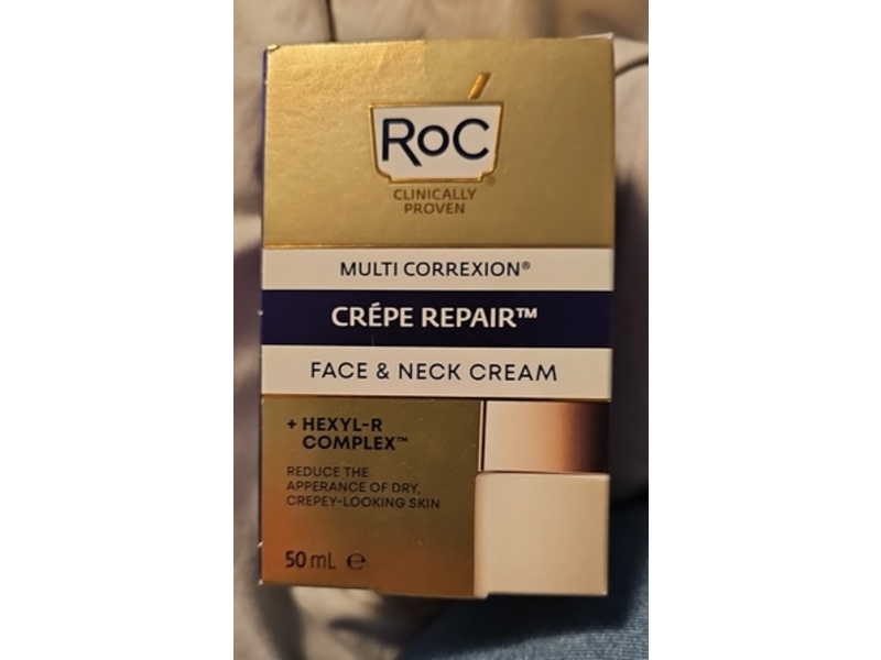 Roc Crepe Repair Face & Neck Cream, 50 mL
