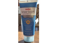 Meijer Sheer Touch Sunscreen Lotion, SPF 30, 3 fl oz/88 mL - thumbnail 2