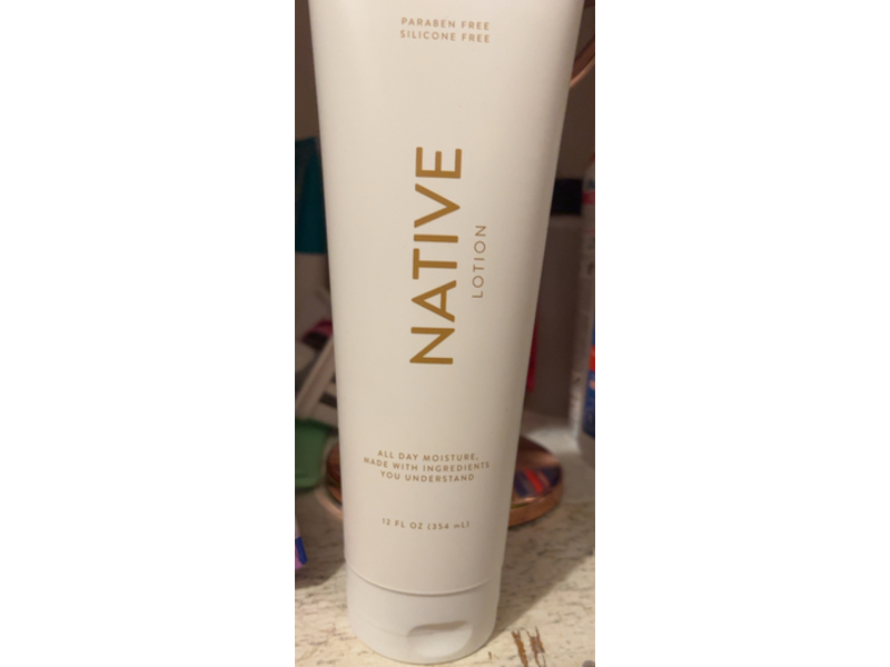 Native All Day Moisture Lotion, Coconut & Vanilla, 12 fl oz/354 mL