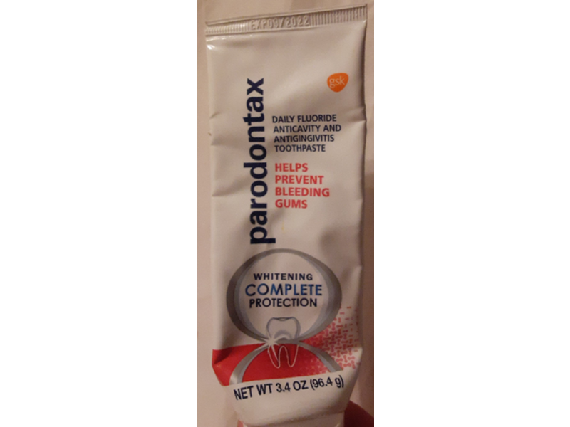 Parodontax Whitening Complete Protection Toothpaste, 3.4 oz/96.4 g