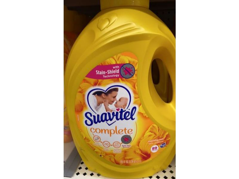 Suavitel Complete Fabric Softener, Morning Sun, 89 Loads, 105 fl oz/3.1 L