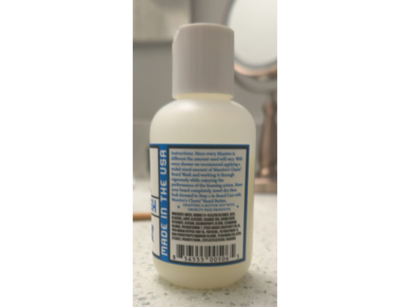 Maestro's Classic Grooms Clean Bear Wash, Mark Of A Man, 4 fl oz/118.3 mL