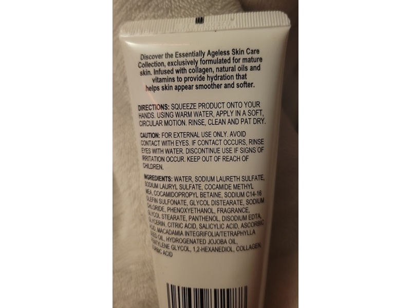 b.Pure Collagen Gentle Cream Cleanser, Macadamia & Jojoba Oils, 4 fl oz/120 mL