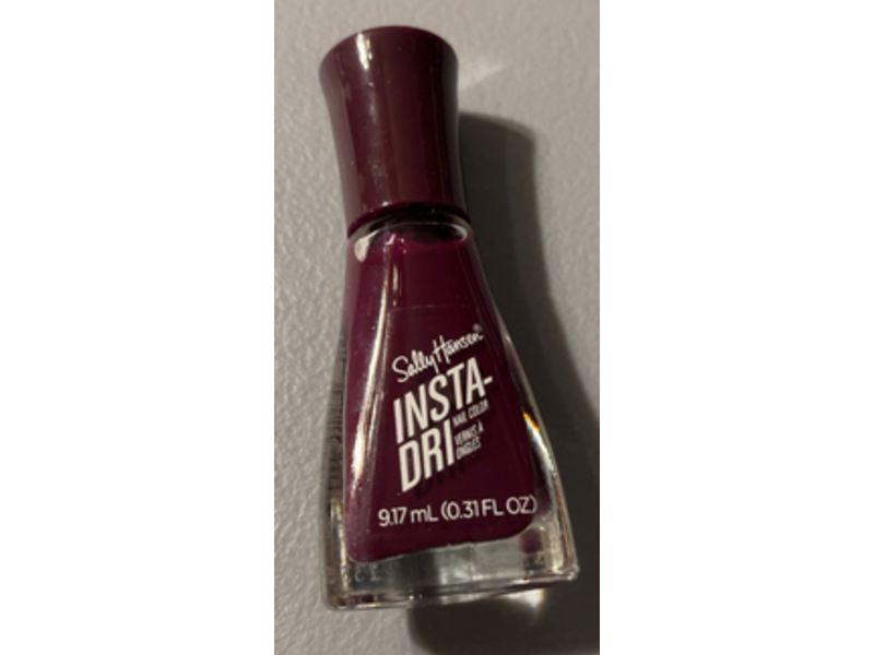 Sally Hansen Insta-Dri Nail Color, Zip Wine, 0.31 fl oz/9.17 mL