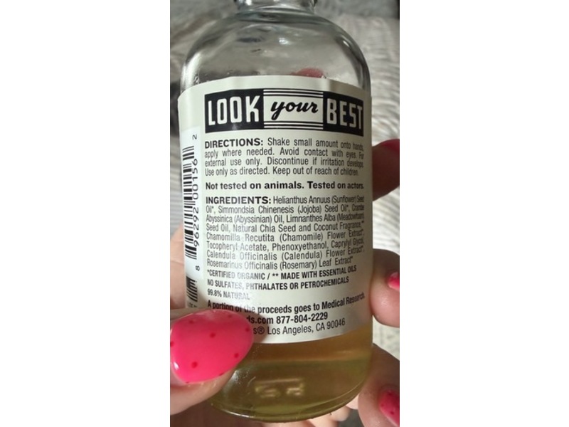 Mayron's Goods Fast-Drying Nourishing Oil for Body and Hair, 4 fl oz/118 mL