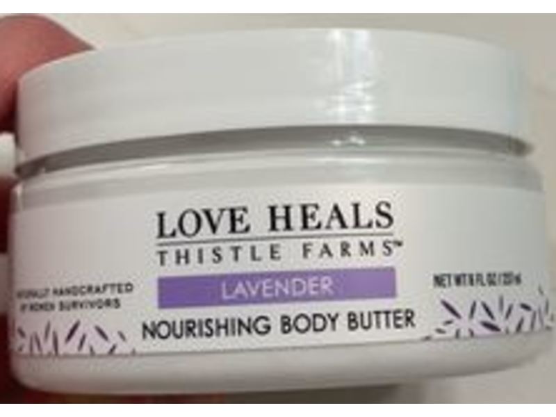 Thistle Farms Love Heals Nourishing Body Butter, Lavender, 8 fl oz/237 mL