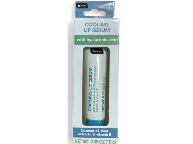 b.Pure Cooling Lip Serum, Coconut Oil, Mint, Vitamin E, 0.35 oz/10 g