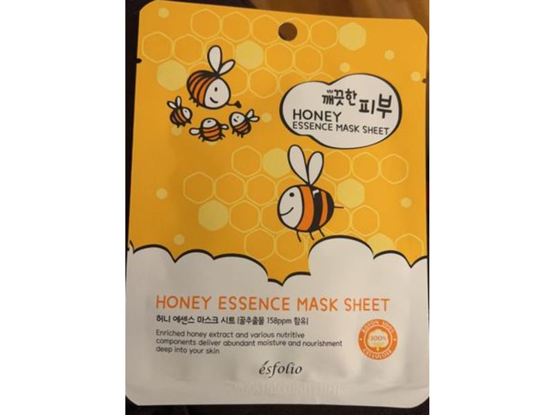 Esfolio Honey Essence Mask Sheet, 25 mL, Pack Of 10