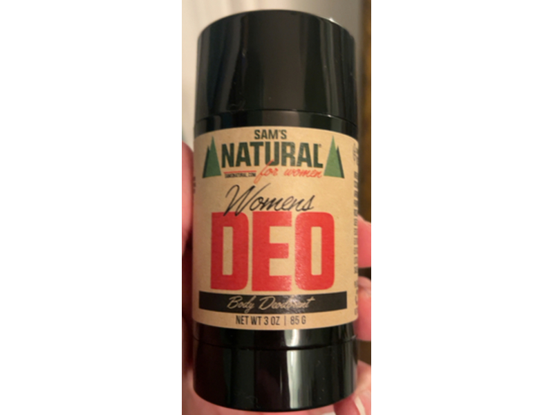 Sam's Natural Body Deodorant, 3 oz/85 g