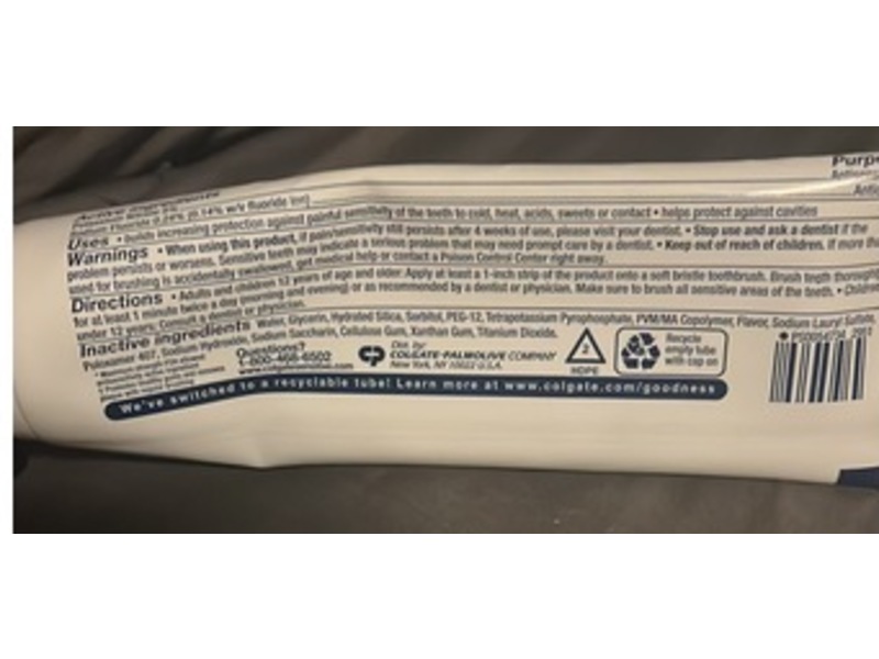 Colgate Sensitive Complete Protection Anticavity Toothpaste, 6 fl oz/170 g