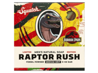 Dr. Squatch Jurassic Park Men's Natural Soap, Raptor Rush, 5 oz/141 g - Image 2