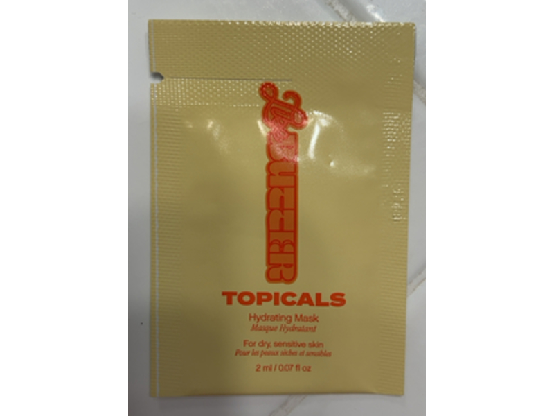 Topicals Hydrating Mask, Like Butter, 0.07 fl oz/2 mL