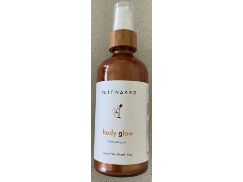 Butt Naked Body Glow Oil, 80 g