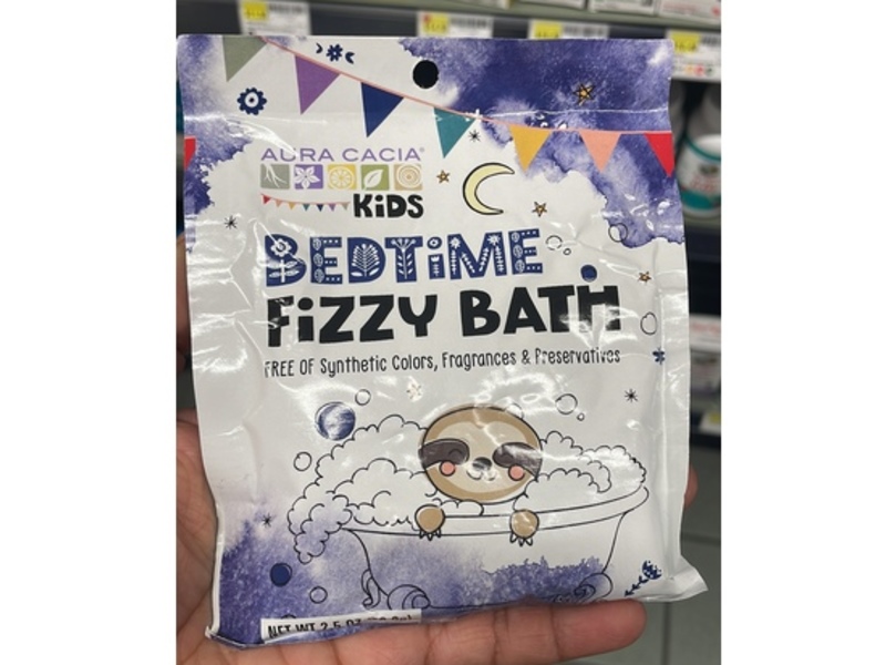 Aura Cacia Kids Bedtime Fizzy Bath, 2.5 oz/70.9 g