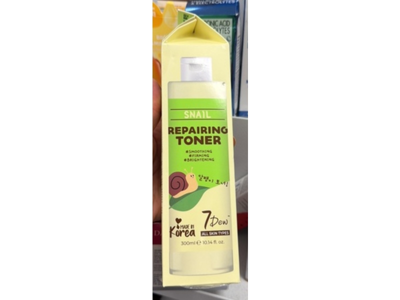 7Dew Repairing Toner, Snail, 10.14 fl oz/300 mL