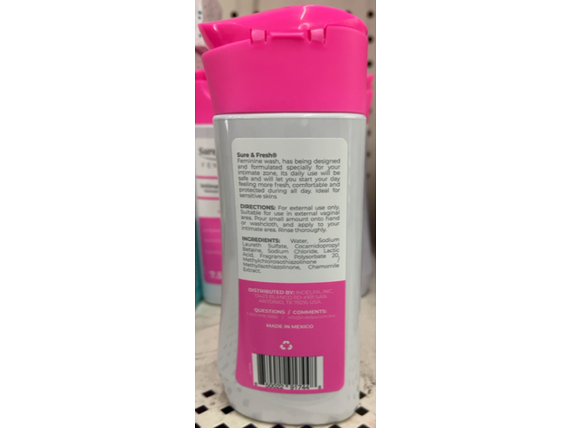 Sure & Fresh Intimate Cleansing Feminine Wash, 7.5 fl oz/221 mL