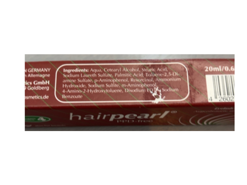 Hairpearl Eyelash And Eyebrow Tint, Mahogany Brown No 4 (Cherry Choc), 0.68 oz/20 mL