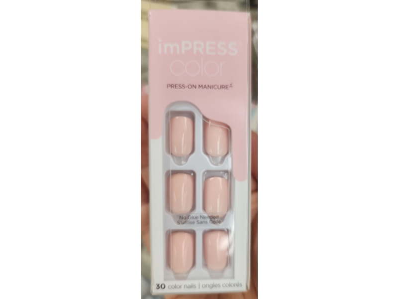 Impress Color Press-On Manicure, Pick Me Pink, 30 Count