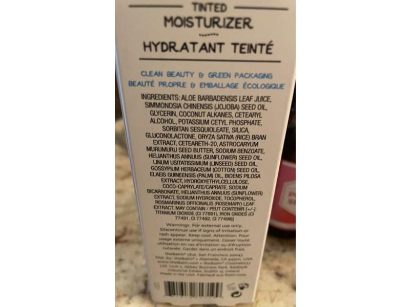 Thebalm Anne T. Dotes Tinted Moisturizer, 22, 1 fl oz/30 mL