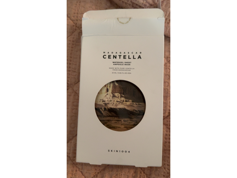 Skin1004 Madagascar Centella Watergel Sheet Ampoule Mask, 0.84 fl oz/25 mL