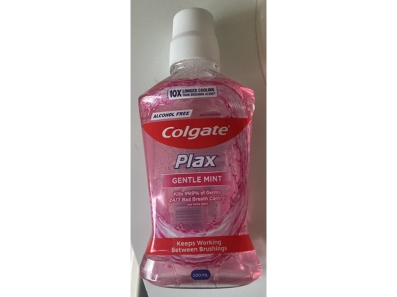 Colgate Plax Mouthwash, Gentle Mint, 500 mL