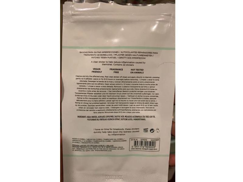 Alex Steinherr Pore Balance Blemish Rescue Stickers, Salicylic Acid, Tea Tree Oil, 22 Count