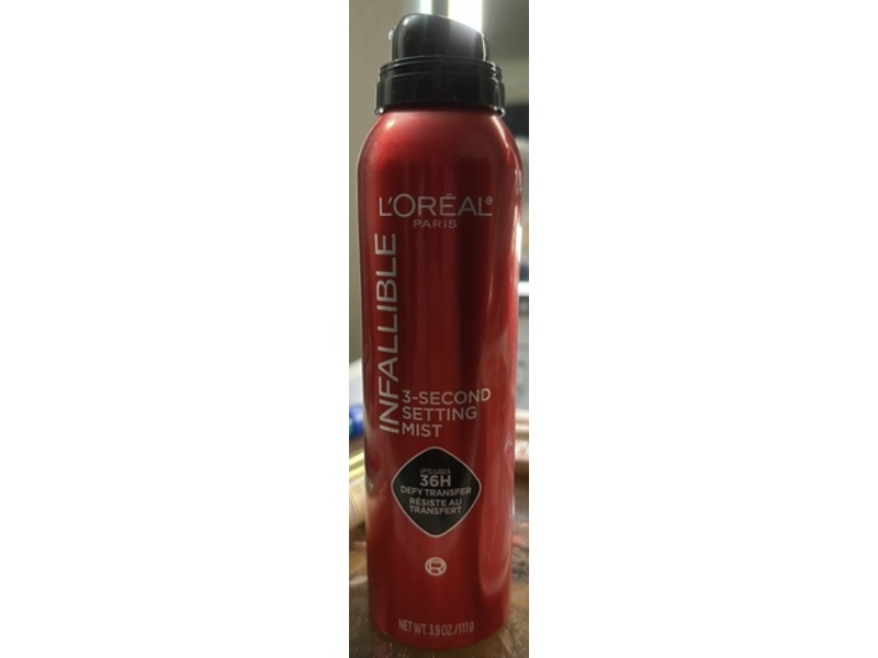 Loreal Paris Infallible 3-Second Setting Mist, 3.9 oz/111 g