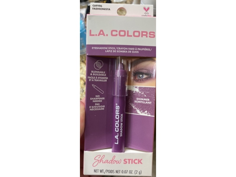 L.A. Colors Eyeshadow Stick, Fashionista, 0.07 oz/2 g