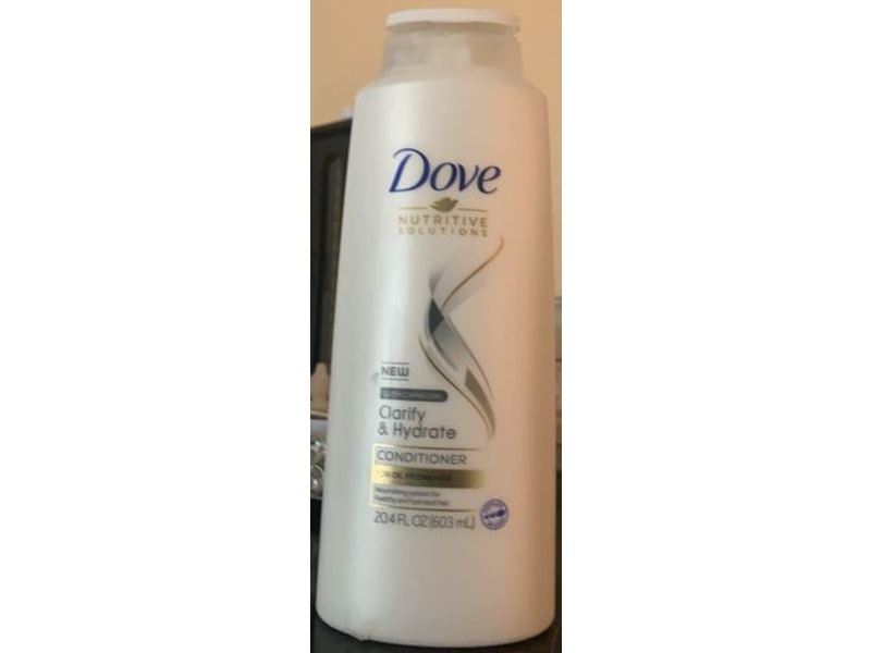 Dove Nutritive Solutions Clarify And Hydrate Conditioner, 20.4 fl oz / 603 ml