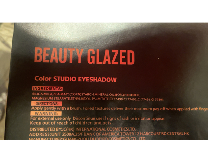 Beauty Glazed Color Studio Pressed Powder Eyeshadow Palette, 2 oz/63 g