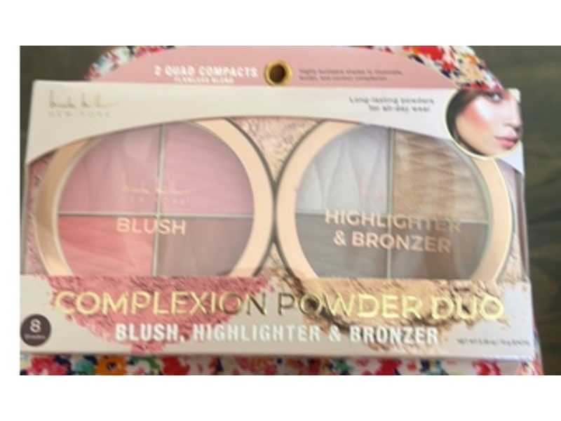 Nicole Miller Blush, Highlighter & Bronzer Complexion Powder Duo, 10 g