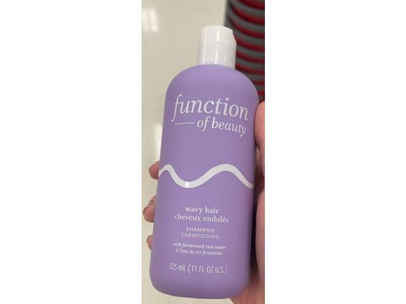 Function of Beauty Wavy Hair Shampoo, Rice Water, 11 fl oz/325 mL