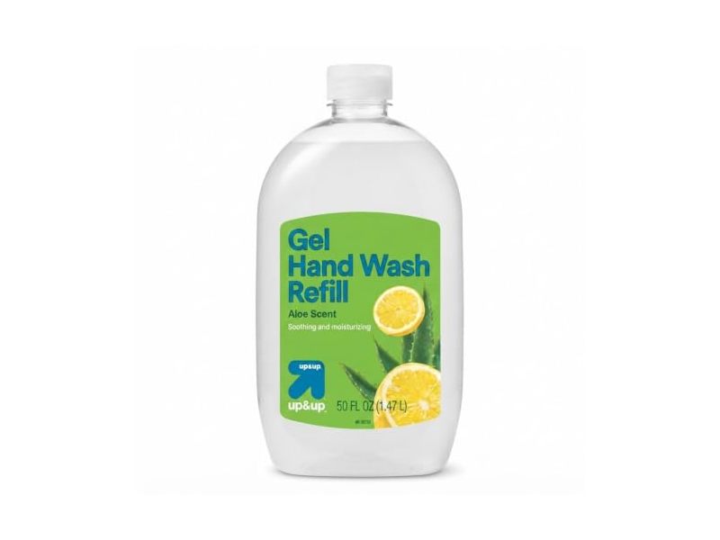 up&up Gel Hand Soap Refill, Aloe Scent, 50 fl oz/1.47 L
