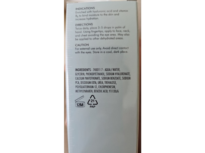 Skin Ceuticals Hydrating B5 Serum, Moisturize, 1.9 fl oz/55 mL