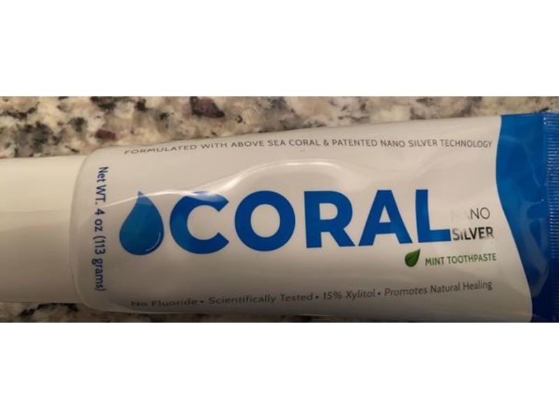 Coral Nano Silver Toothpaste, Mint, 4 oz/113 g