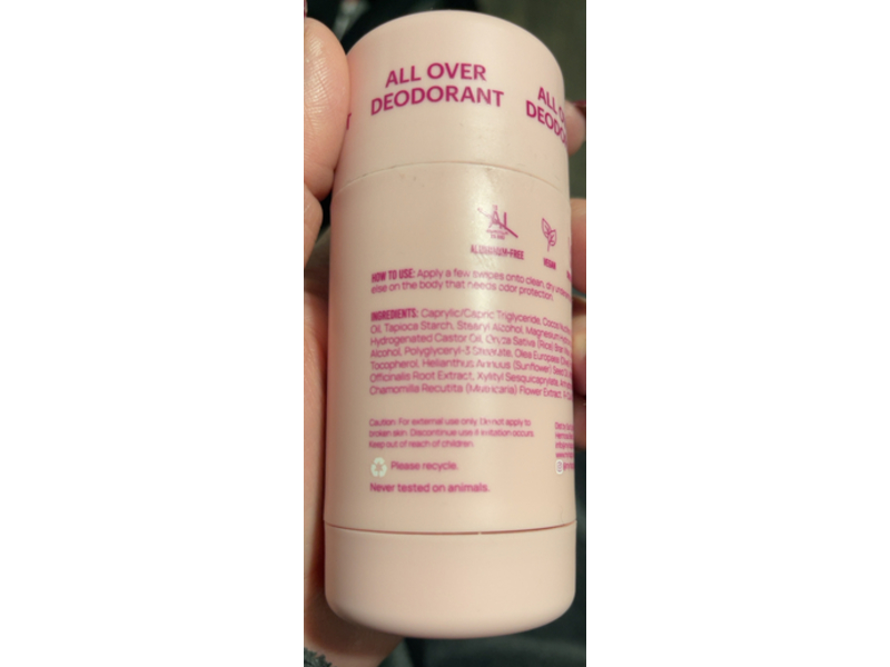 Happy Curves All Over Natural Deodorant, Tahitian Vanilla, 2.65 oz/75 g