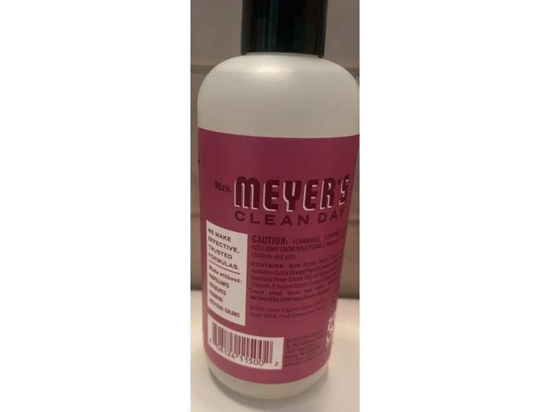 Mrs. Meyer's Clean Day Room Freshener Spray, Mum Scent, 8 fl oz/236 mL