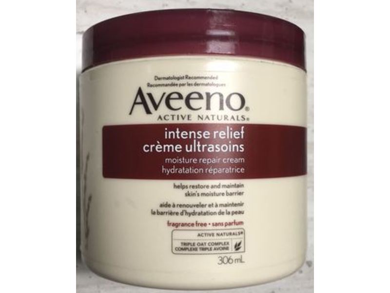 Aveeno Intense Relief Moisture Repair Cream, 306 mL