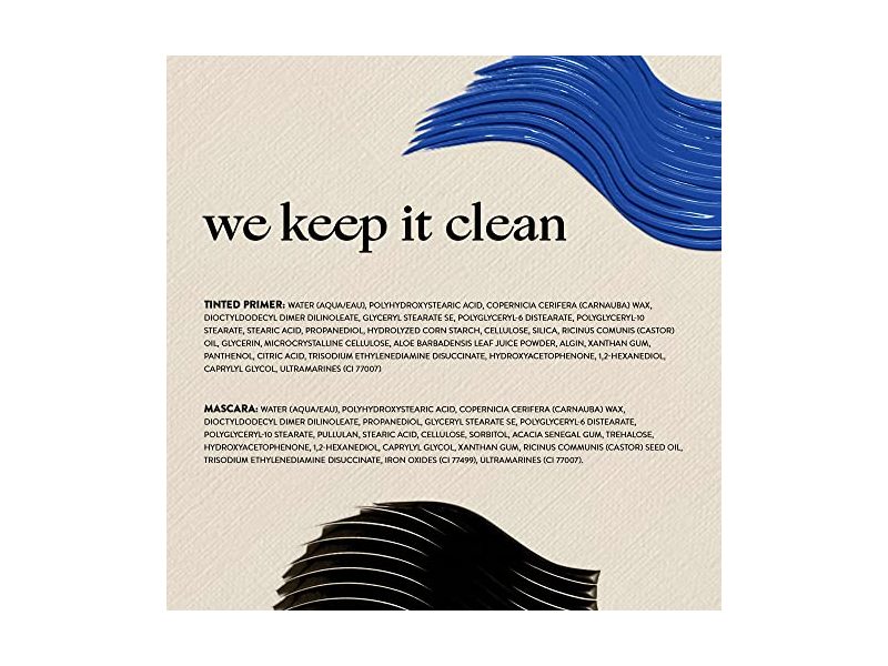 Honest Extreme Volume Mascara + Bold Lash Primer with Castor Oil 0.20 fl. oz.