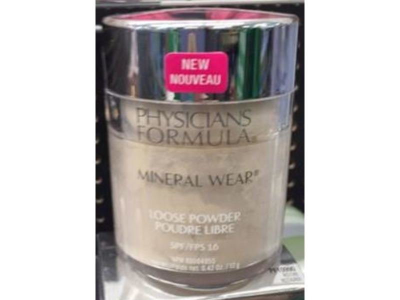 Physicians Formula Mineral Wear Loose Powder, SPF 16, Translucent Light, 0.42 oz/12 g