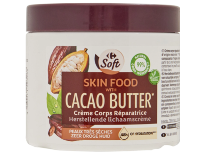 Skin Food Repairing Body Cream, Cacao Butter, 400 mL