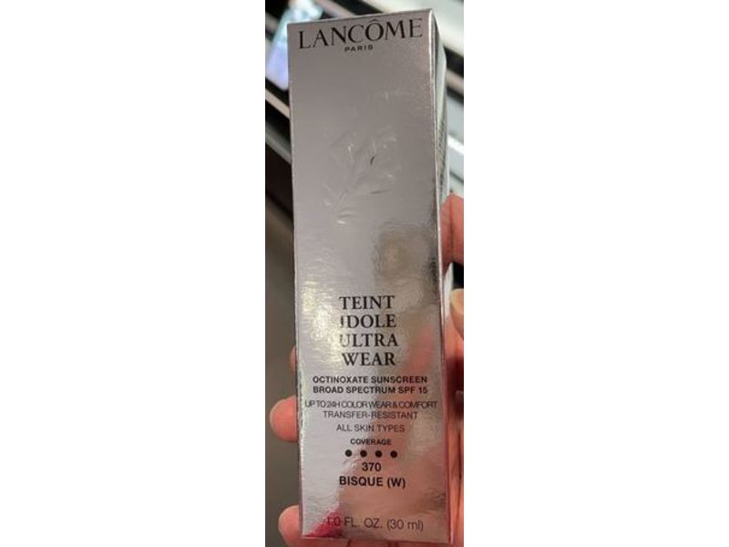 Lancome Teint Idole Ultra Long Wear Foundation, SPF 15, 370 Bisque W, 1.0 fl oz/30 mL